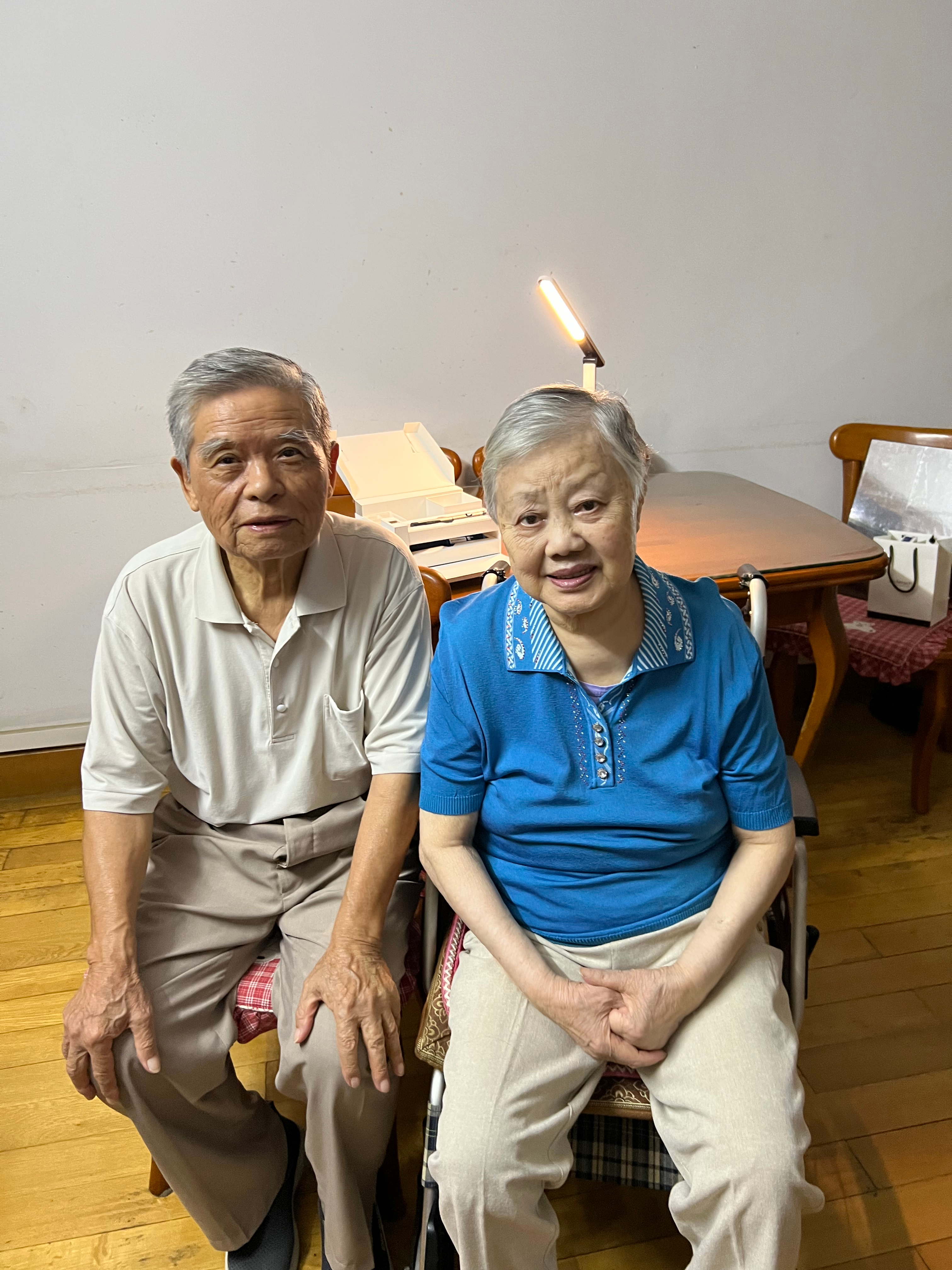 Wang and Chen at home